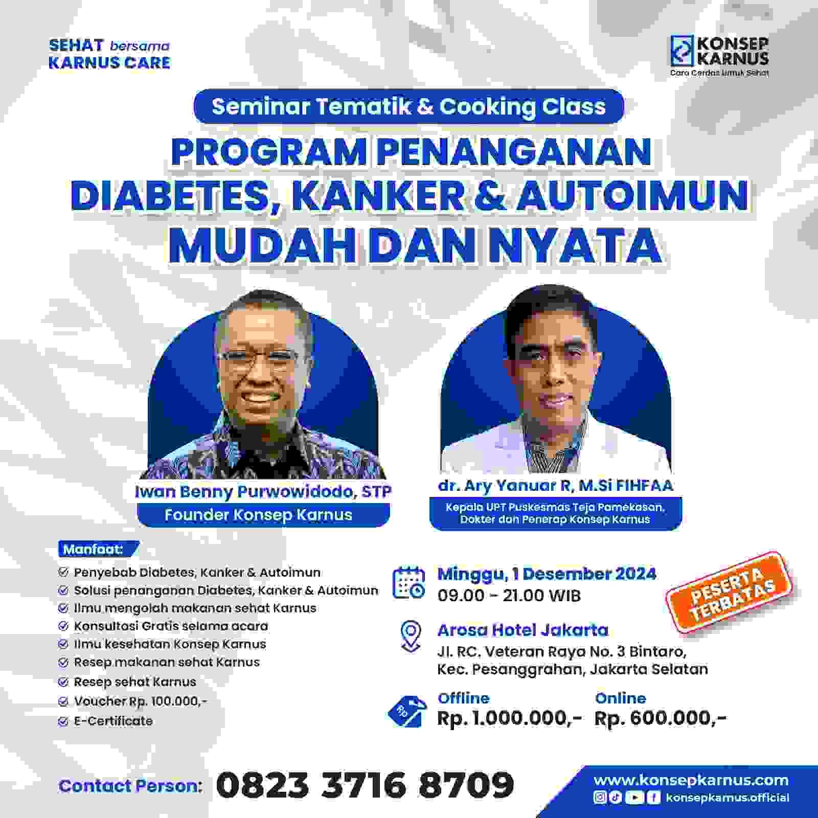 PENANGANAN PENYAKIT DIABETES, KANKER DAN AUTOIMUN